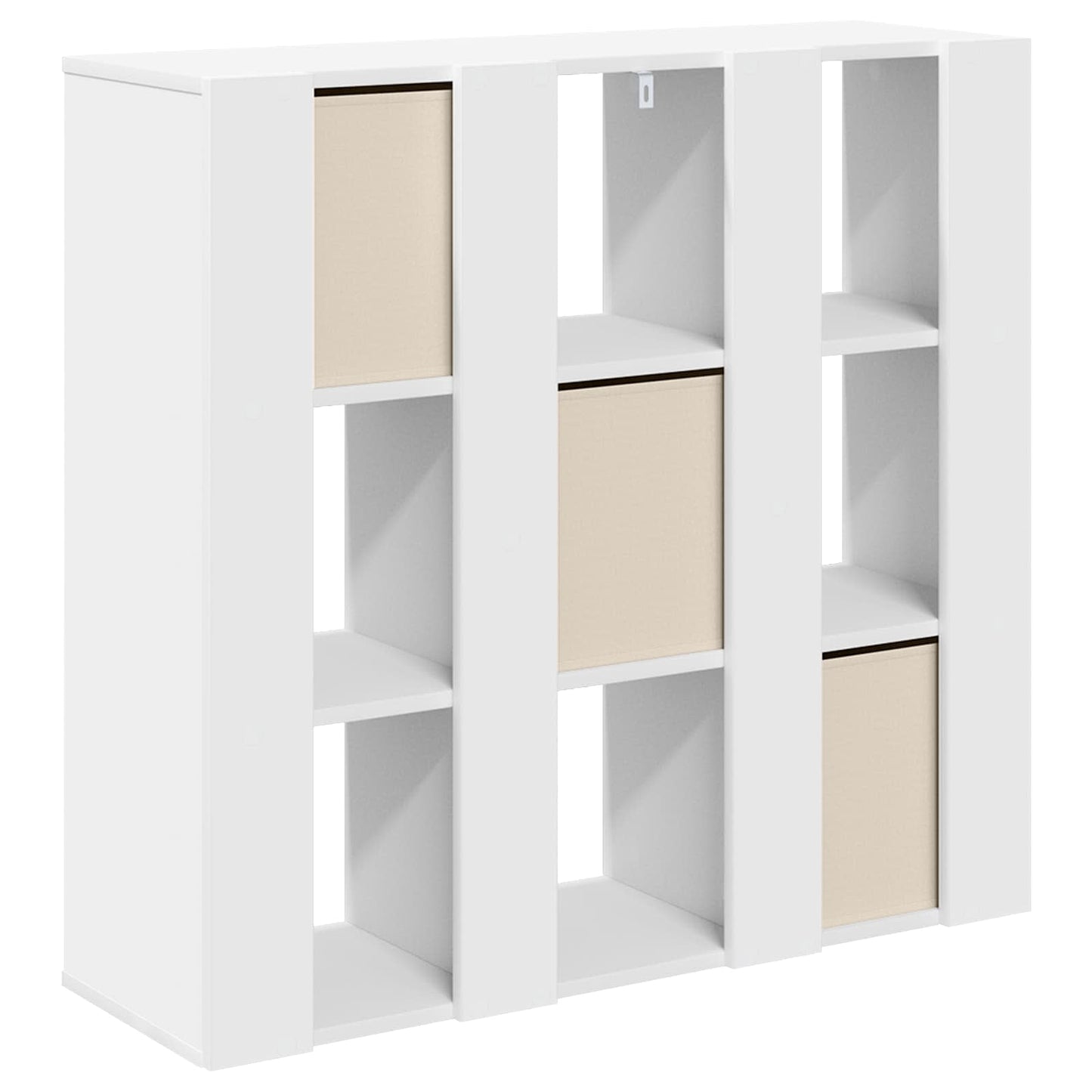 Sideboard med skuffe Hvid 88,5 x 29 x 84,5 cm