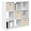 Sideboard med skuffe Hvid 88,5 x 29 x 84,5 cm
