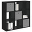 Sideboard med skuffe Sort eg 88,5 x 29 x 84,5 cm