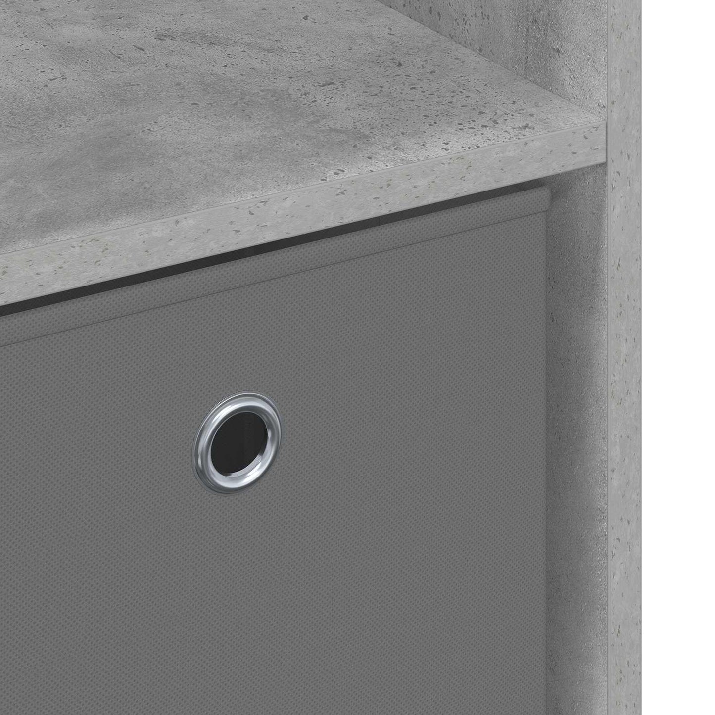 Sideboard med skuffe Beton Grå 88,5 x 29 x 84,5 cm