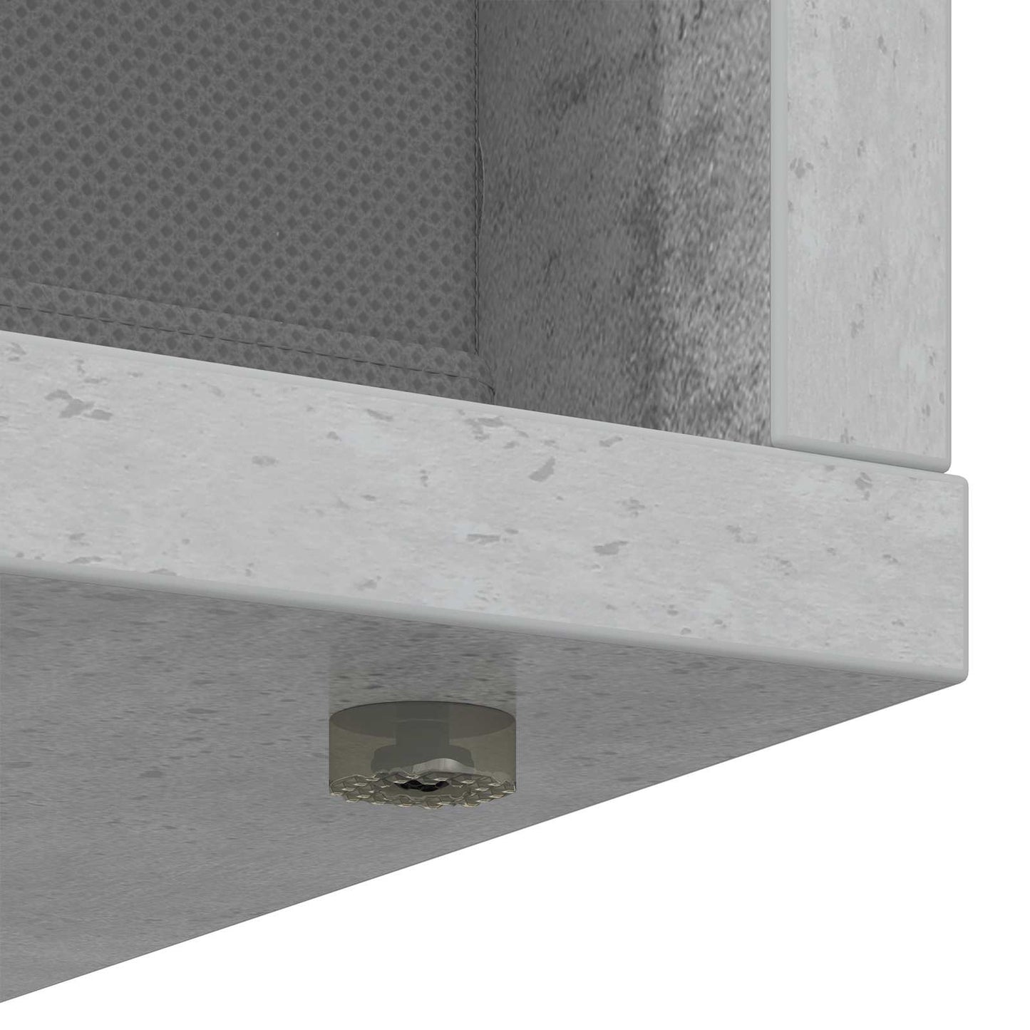 Sideboard med skuffe Beton Grå 88,5 x 29 x 84,5 cm