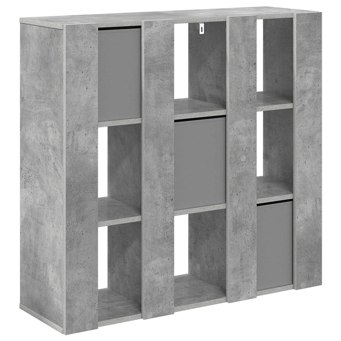 Sideboard med skuffe Beton Grå 88,5 x 29 x 84,5 cm