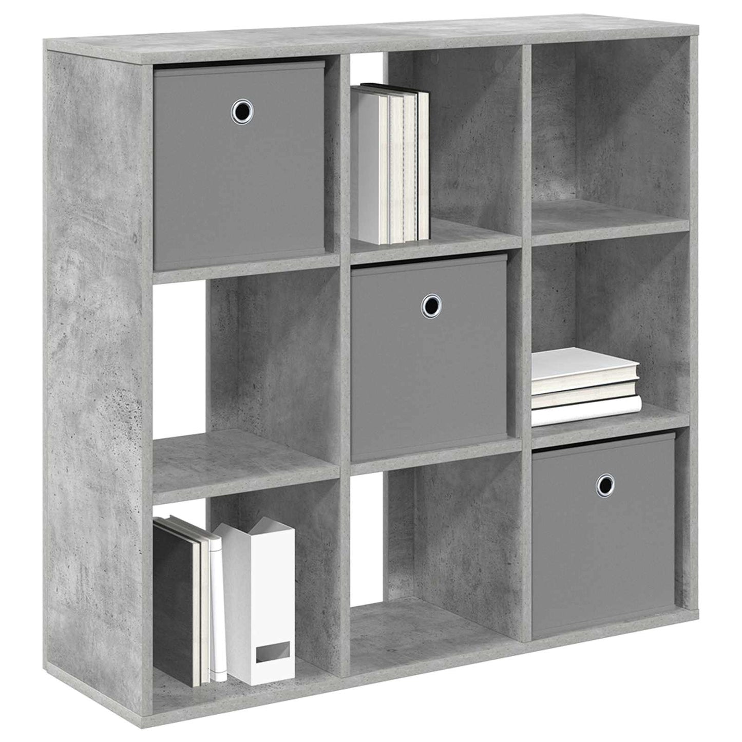 Sideboard med skuffe Beton Grå 88,5 x 29 x 84,5 cm