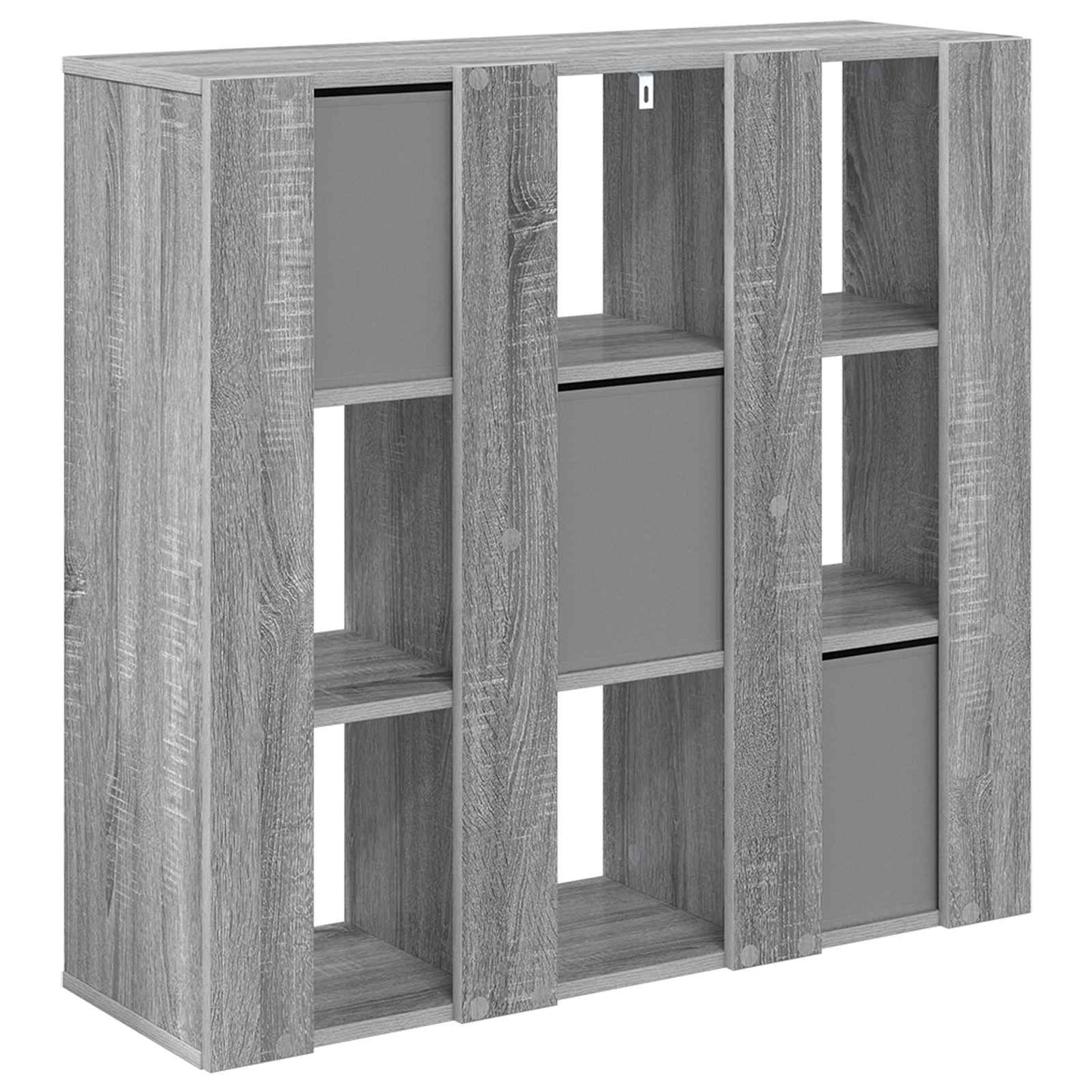 Sideboard med skuffe Grå Sonoma 88,5 x 29 x 84,5 cm