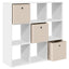Sideboard med skuffe Hvid 102 x 31 x 99,5 cm