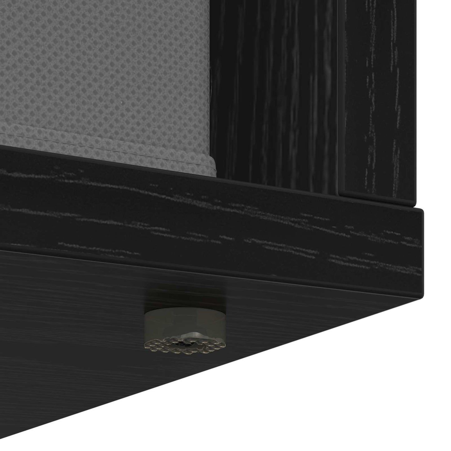 Sideboard med skuffe Sort eg 102 x 31 x 99,5 cm