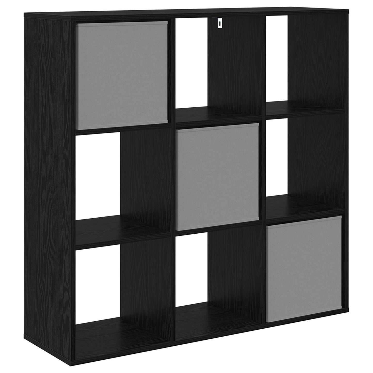 Sideboard med skuffe Sort eg 102 x 31 x 99,5 cm