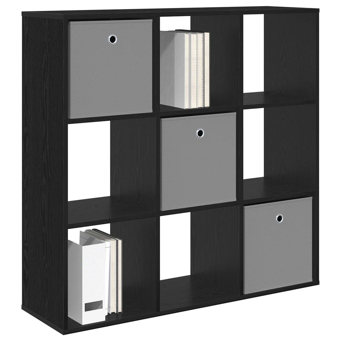 Sideboard med skuffe Sort eg 102 x 31 x 99,5 cm