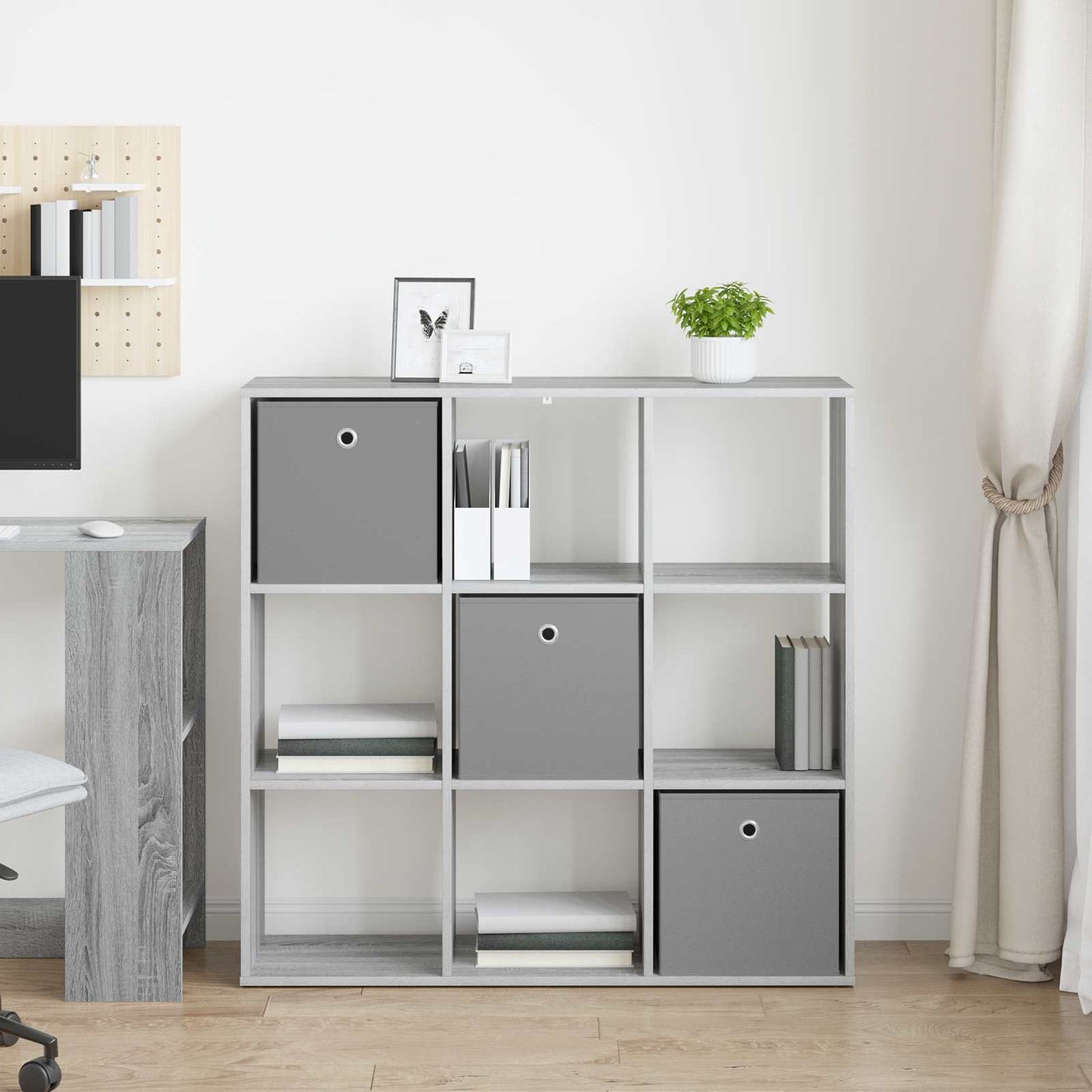 Sideboard med skuffe Grå Sonoma 102 x 31 x 99,5 cm