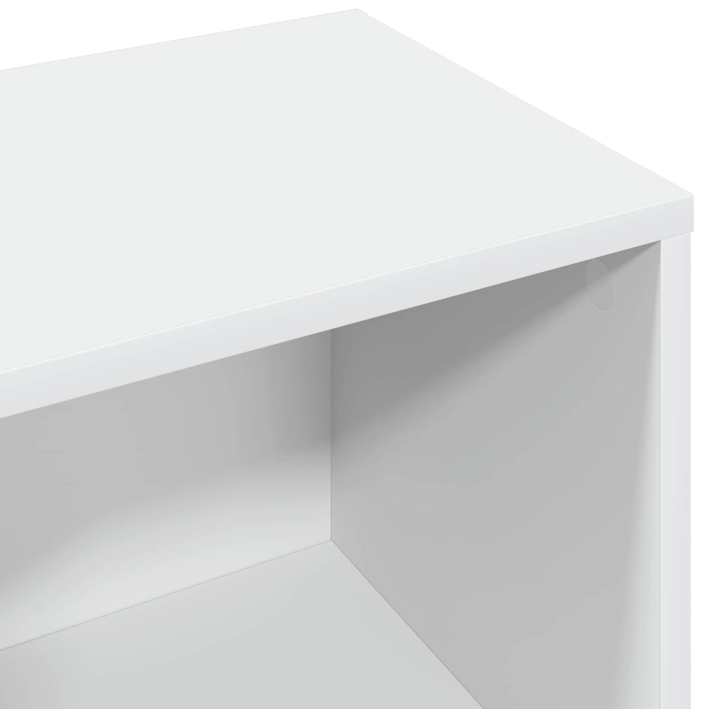Sideboard med skuffe Hvid 73,5 x 22,5 x 53,5 cm