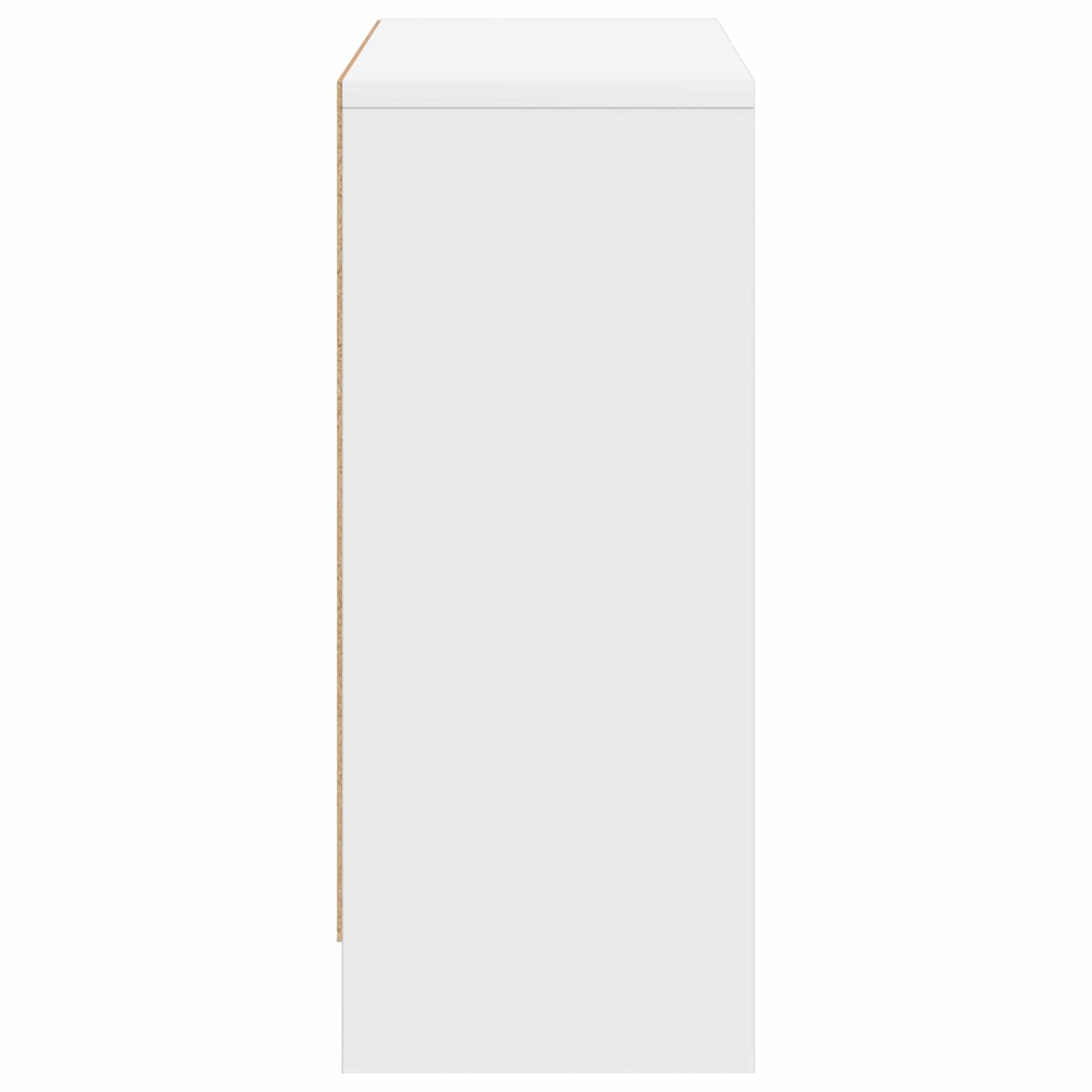 Sideboard med skuffe Hvid 73,5 x 22,5 x 53,5 cm