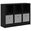Sideboard med skuffe Sort eg 73,5 x 22,5 x 53,5 cm