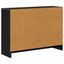 Sideboard med skuffe Sort eg 73,5 x 22,5 x 53,5 cm