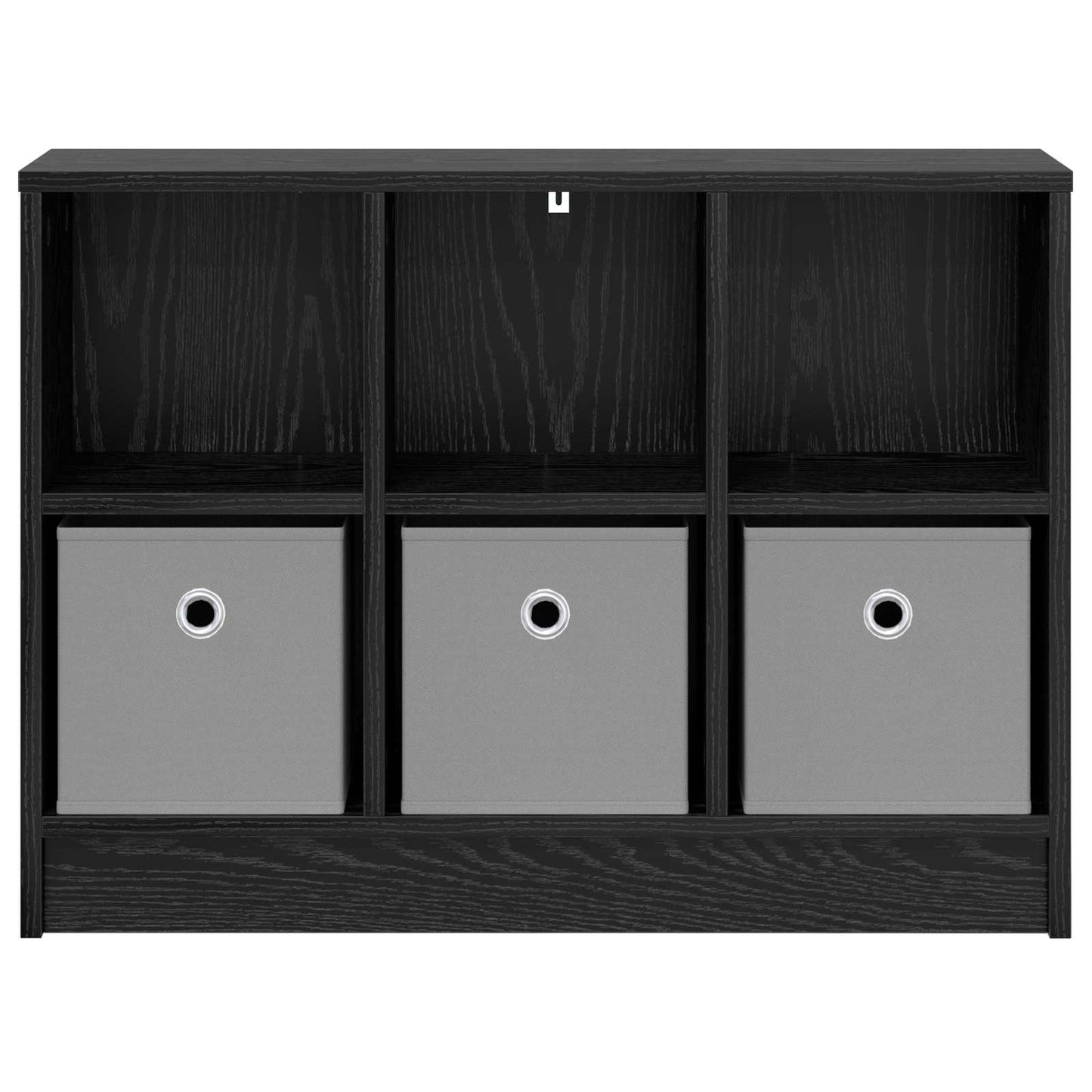 Sideboard med skuffe Sort eg 73,5 x 22,5 x 53,5 cm
