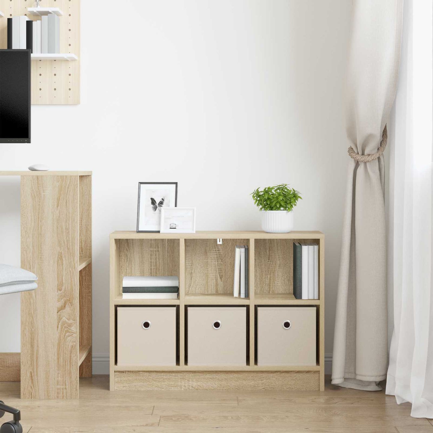 Sideboard med skuffe Sonoma eg 73,5 x 22,5 x 53,5 cm