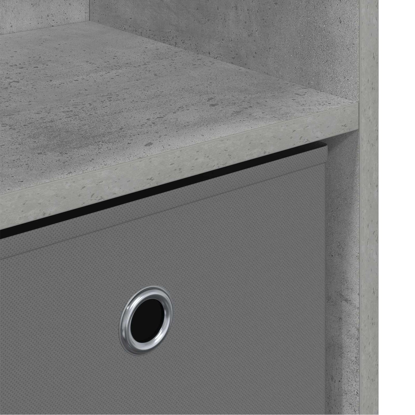 Sideboard med skuffe Beton Grå 73,5 x 22,5 x 53,5 cm