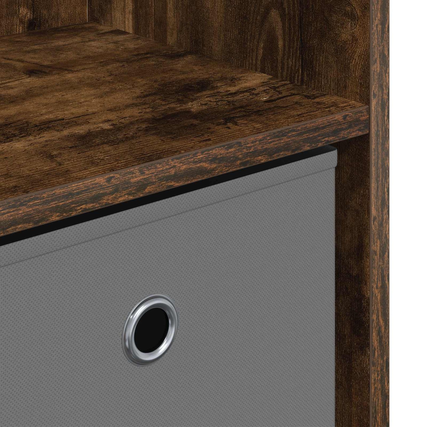 Sideboard med skuffe Røget eg 73,5 x 22,5 x 53,5 cm