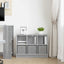 Sideboard med skuffe Grå Sonoma 73,5 x 22,5 x 53,5 cm