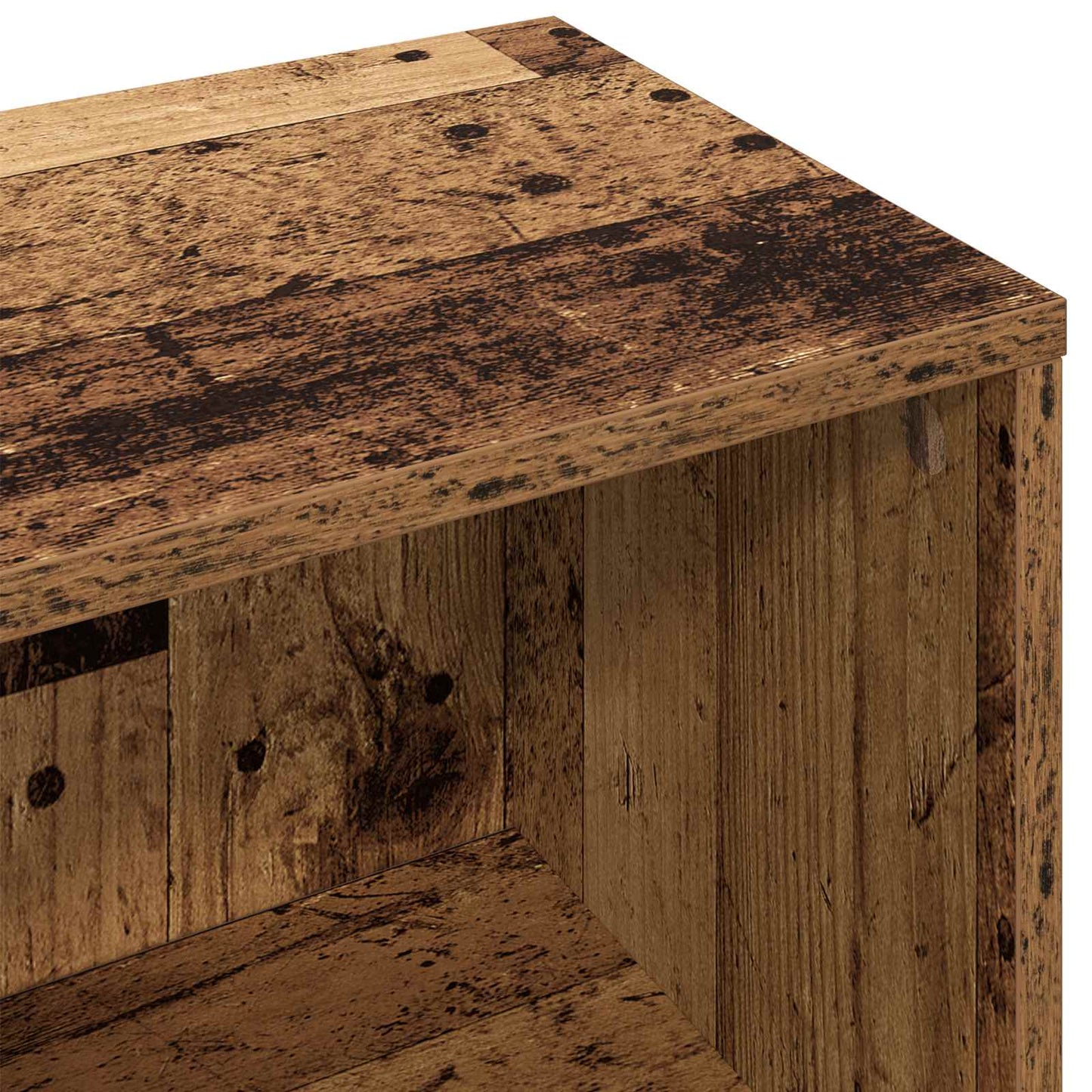 Sideboard med skuffe Gammelt træ 73,5 x 22,5 x 53,5 cm