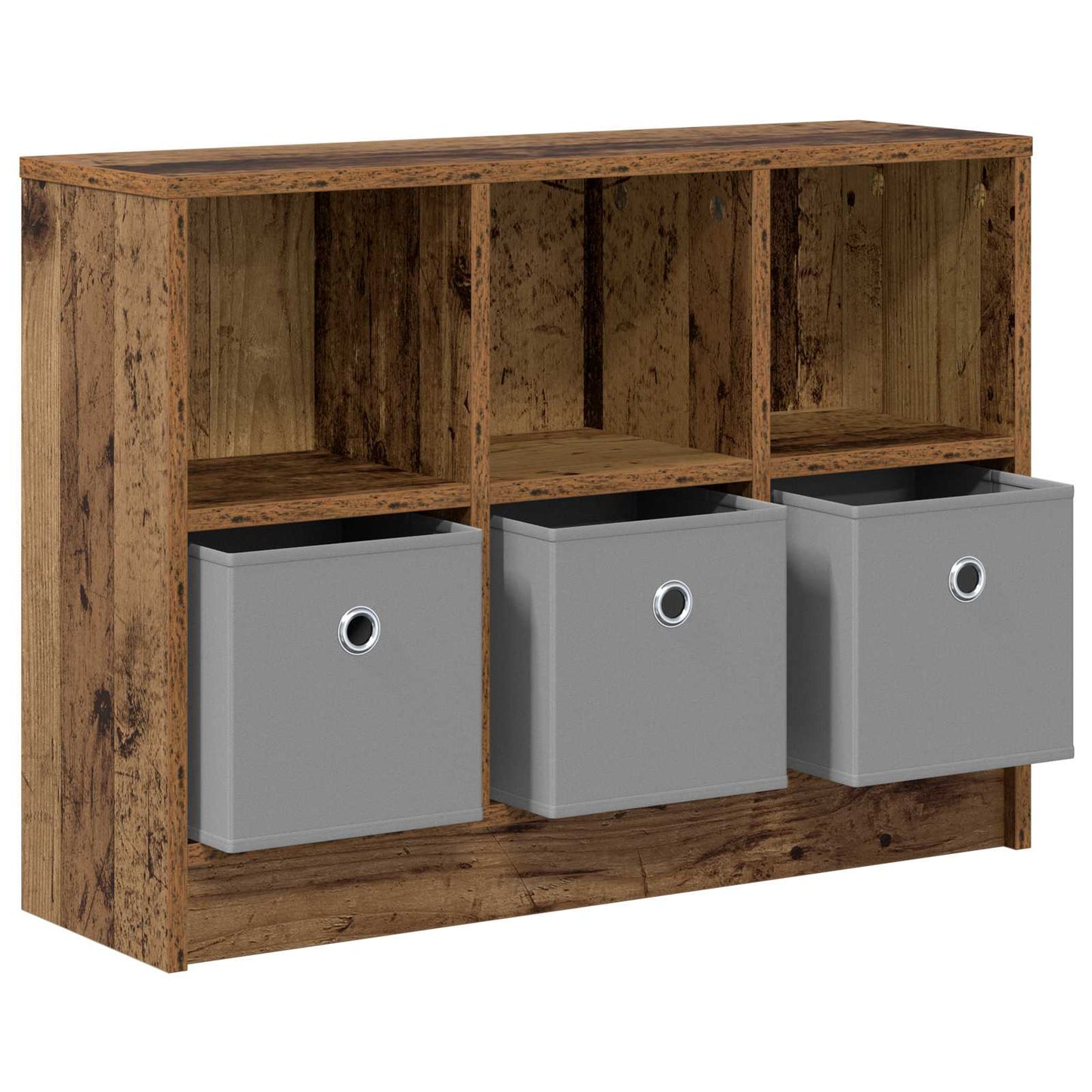 Sideboard med skuffe Gammelt træ 73,5 x 22,5 x 53,5 cm