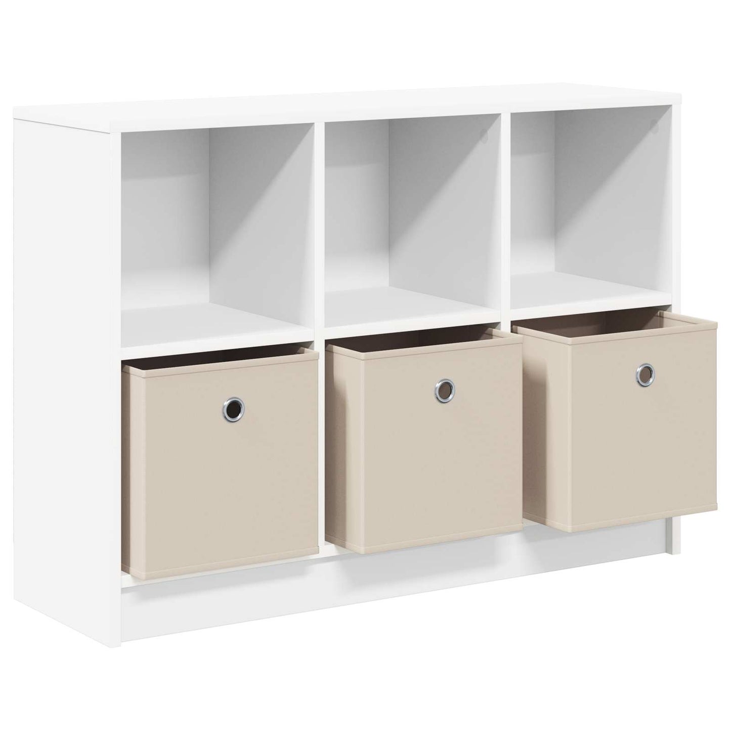 Sideboard med skuffe Hvid 88,5 x 27,5 x 63,5 cm