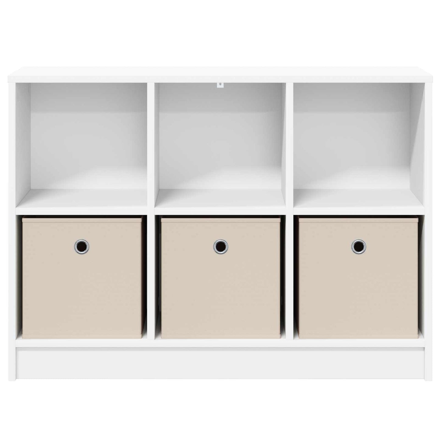 Sideboard med skuffe Hvid 88,5 x 27,5 x 63,5 cm
