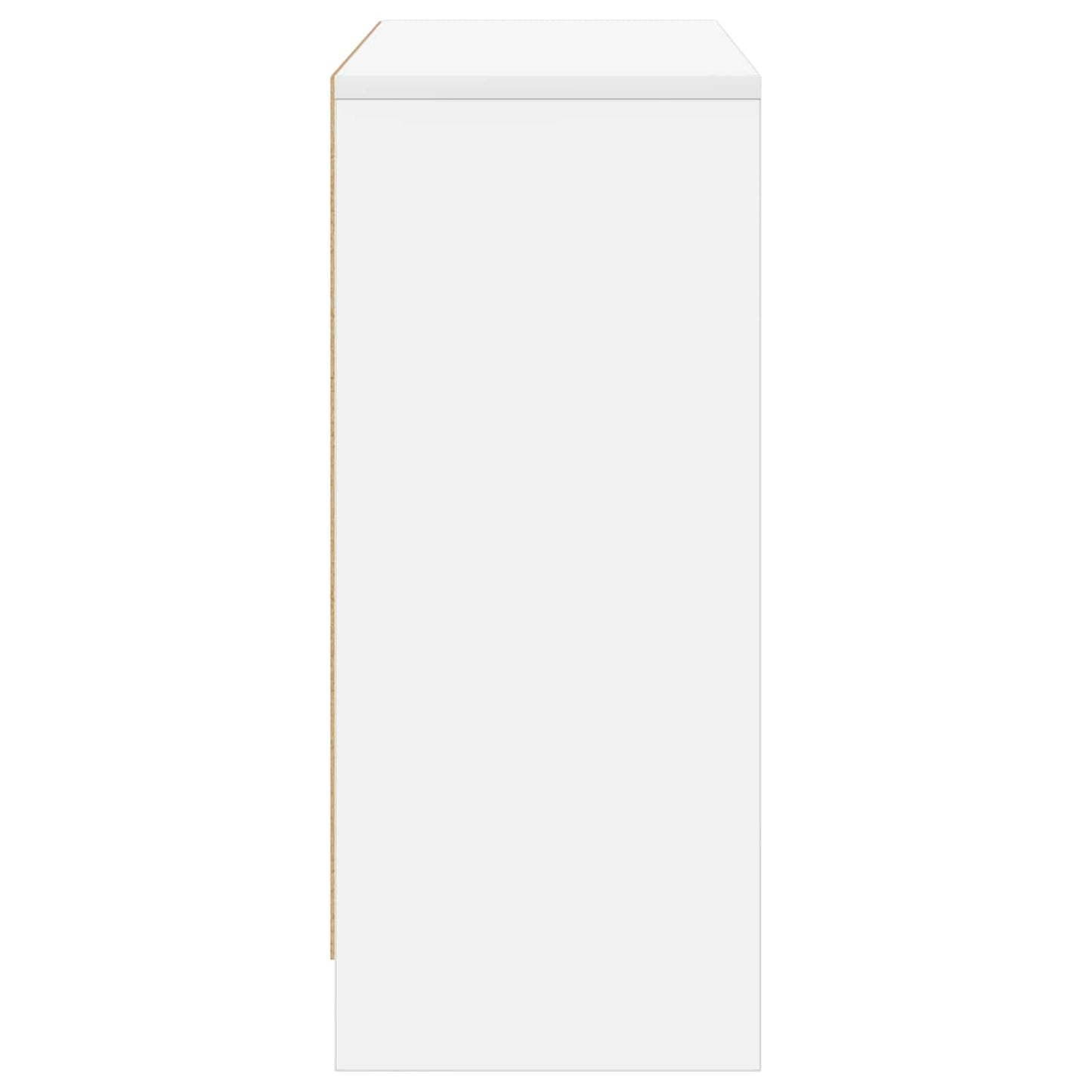 Sideboard med skuffe Hvid 88,5 x 27,5 x 63,5 cm