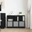 Sideboard med skuffe Sort eg 88,5 x 27,5 x 63,5 cm