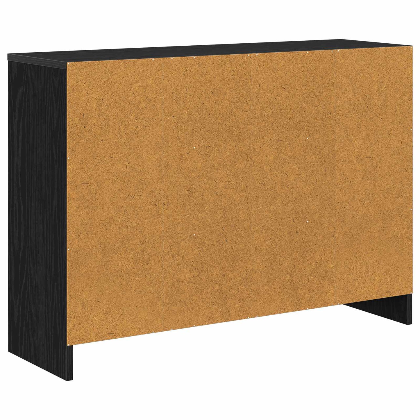 Sideboard med skuffe Sort eg 88,5 x 27,5 x 63,5 cm