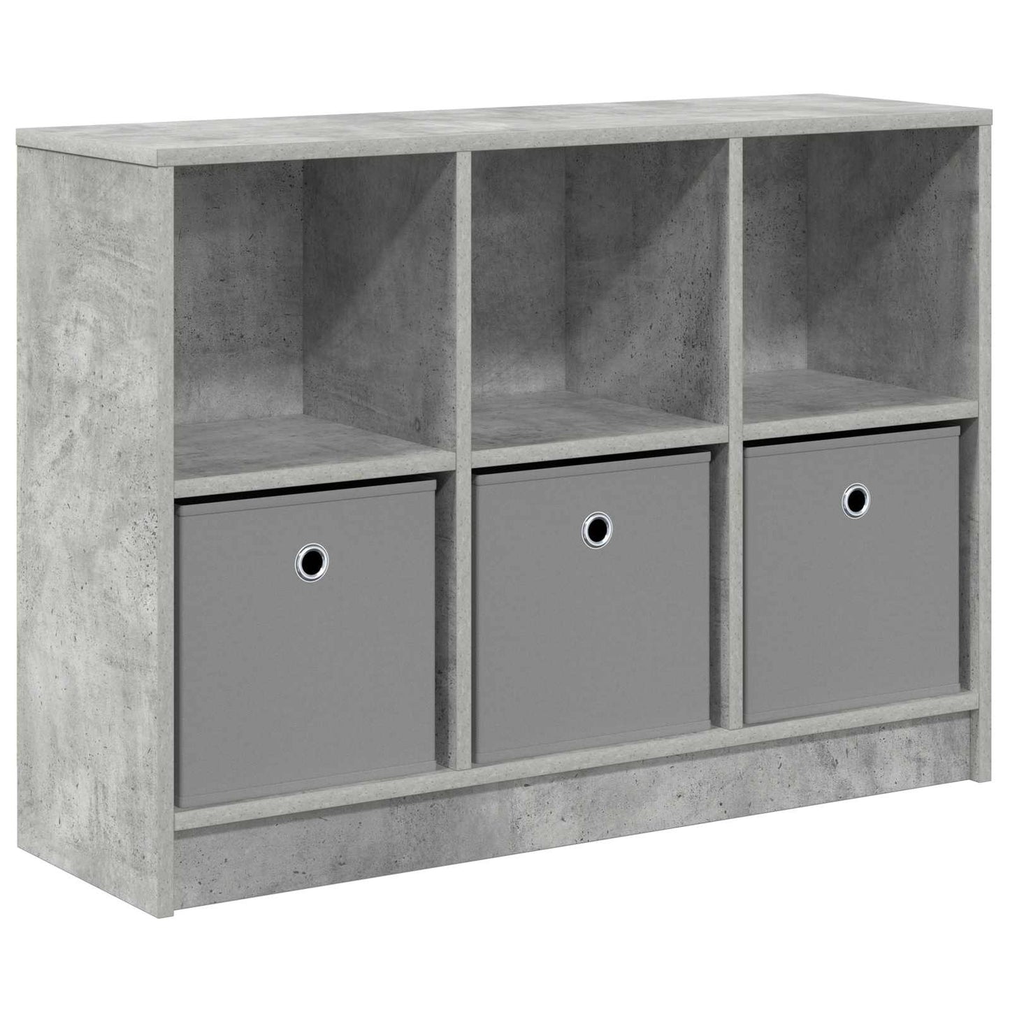 Sideboard med skuffe Beton Grå 88,5 x 27,5 x 63,5 cm