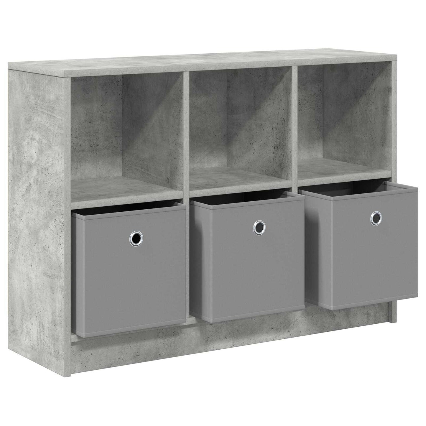 Sideboard med skuffe Beton Grå 88,5 x 27,5 x 63,5 cm
