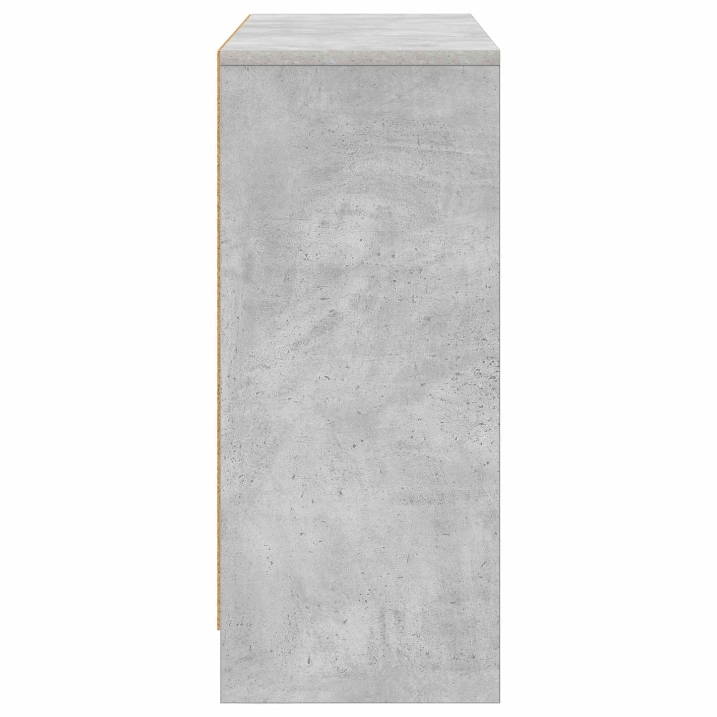 Sideboard med skuffe Beton Grå 88,5 x 27,5 x 63,5 cm