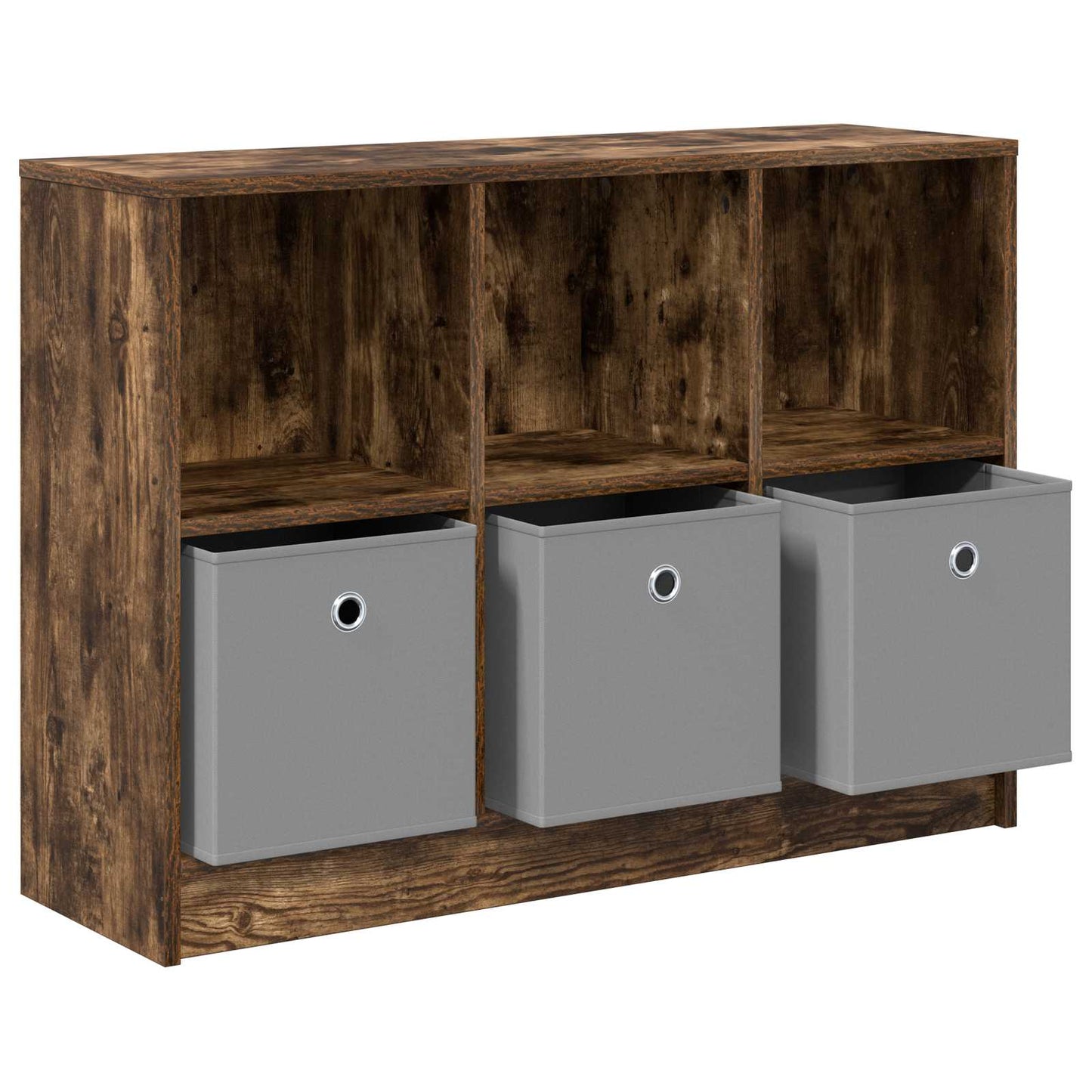Sideboard med skuffe Røget eg 88,5 x 27,5 x 63,5 cm