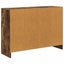 Sideboard med skuffe Røget eg 88,5 x 27,5 x 63,5 cm