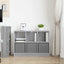 Sideboard med skuffe Grå Sonoma 88,5 x 27,5 x 63,5 cm