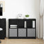 Sideboard med skuffe Sort eg 102 x 32 x 73,5 cm