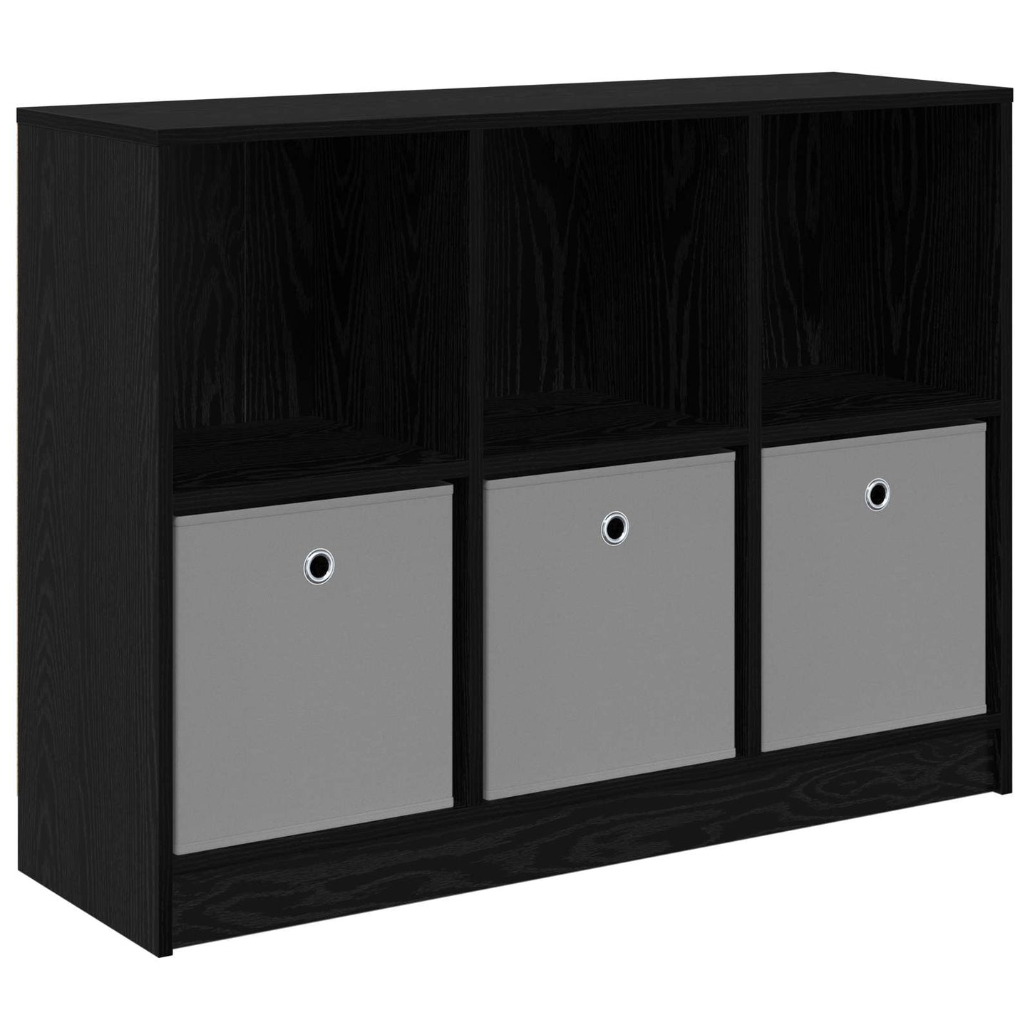 Sideboard med skuffe Sort eg 102 x 32 x 73,5 cm
