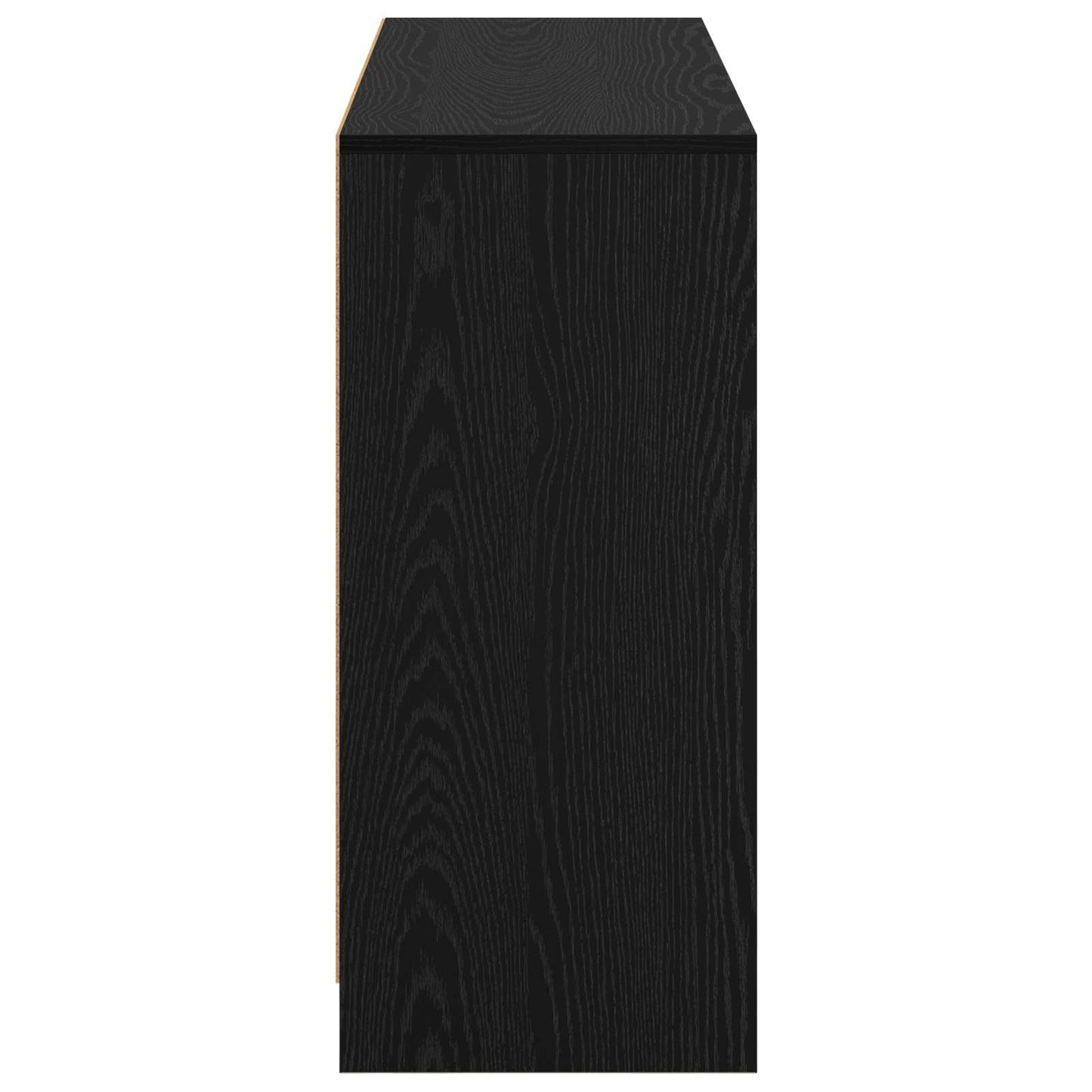 Sideboard med skuffe Sort eg 102 x 32 x 73,5 cm