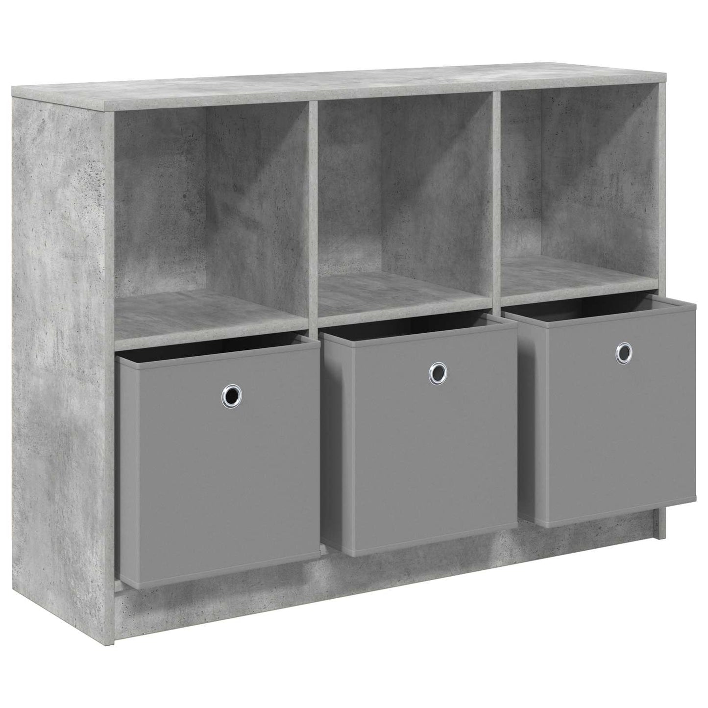 Sideboard med skuffe Beton Grå 102 x 32 x 73,5 cm