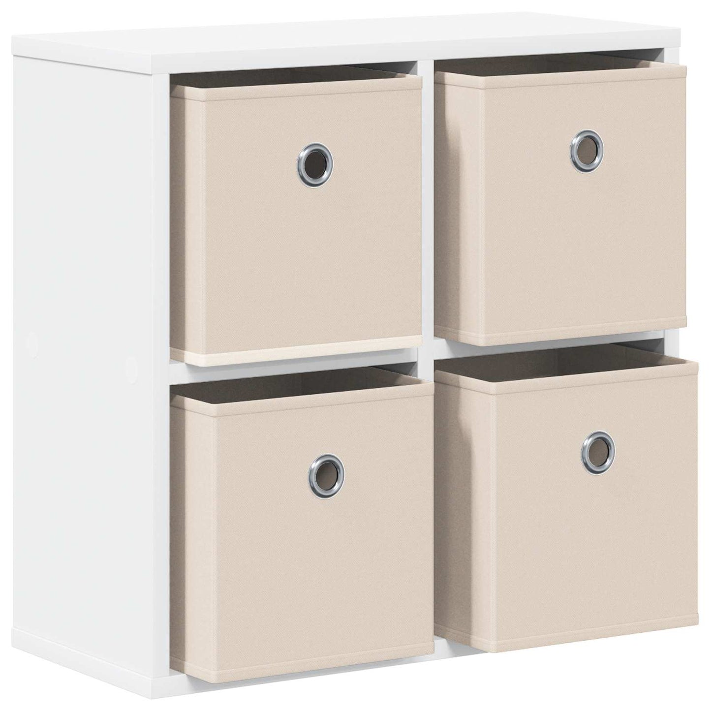 Sideboard med skuffe Hvid 49,5 x 22 x 47 cm