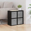 Sideboard med skuffe Sort eg 49,5 x 22 x 47 cm