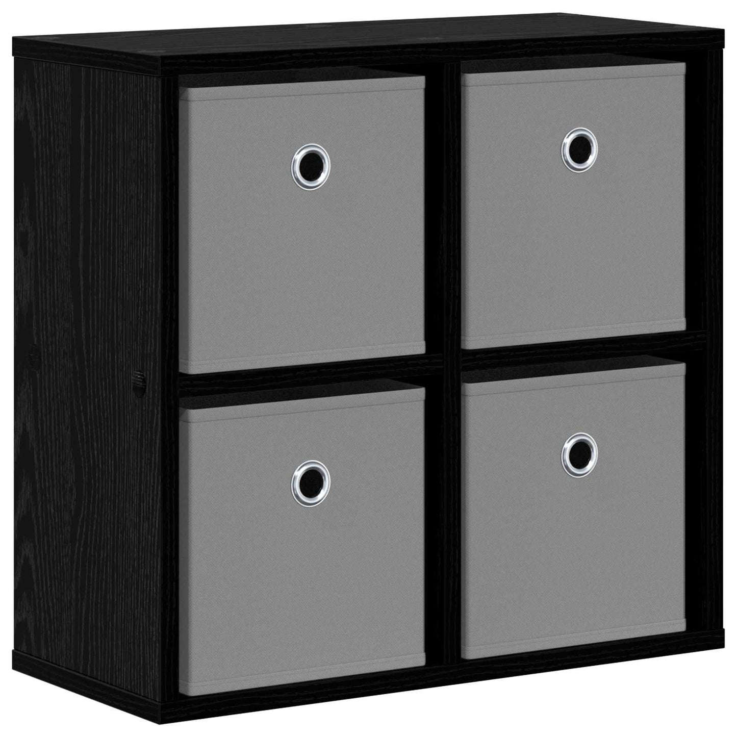Sideboard med skuffe Sort eg 49,5 x 22 x 47 cm