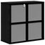 Sideboard med skuffe Sort eg 49,5 x 22 x 47 cm