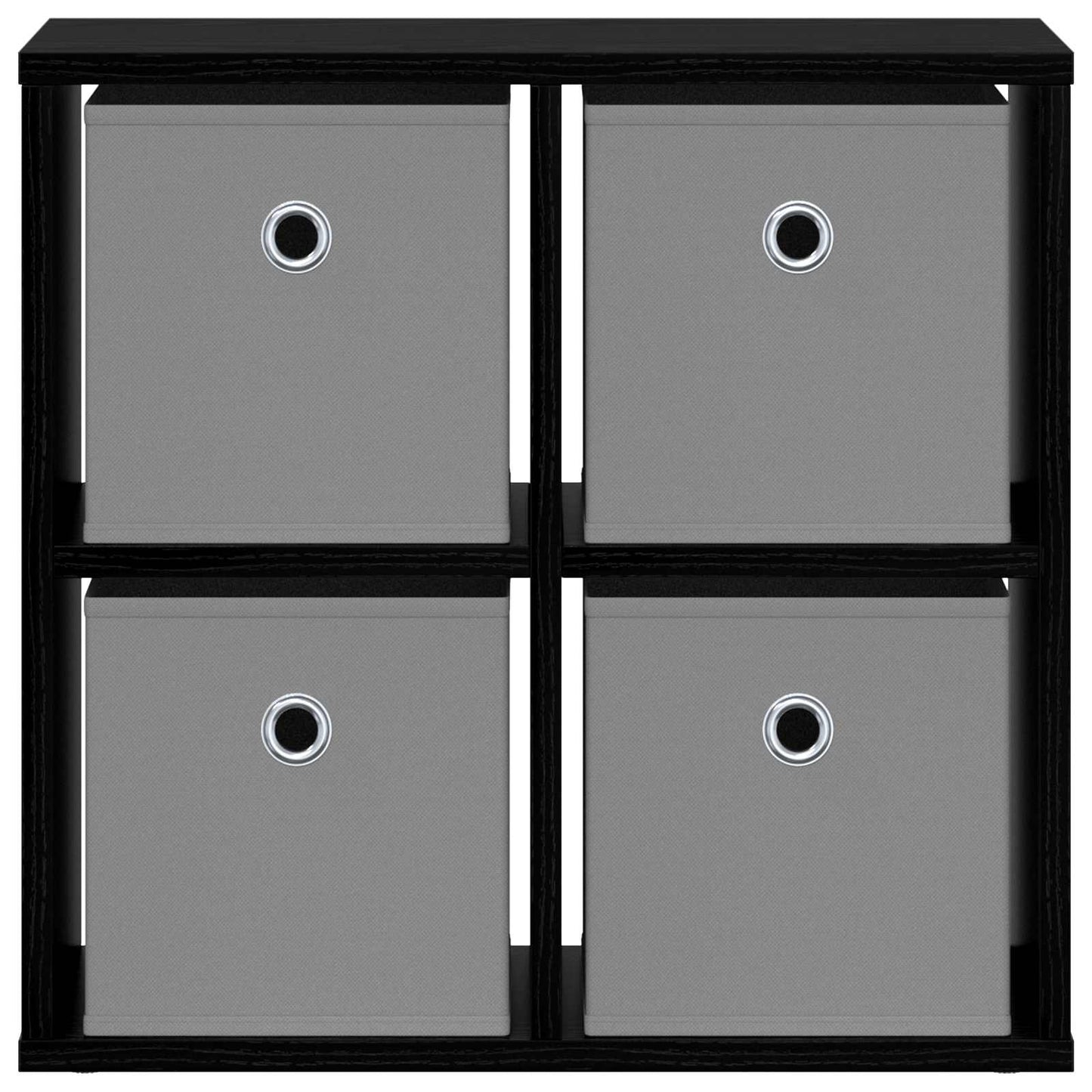 Sideboard med skuffe Sort eg 49,5 x 22 x 47 cm