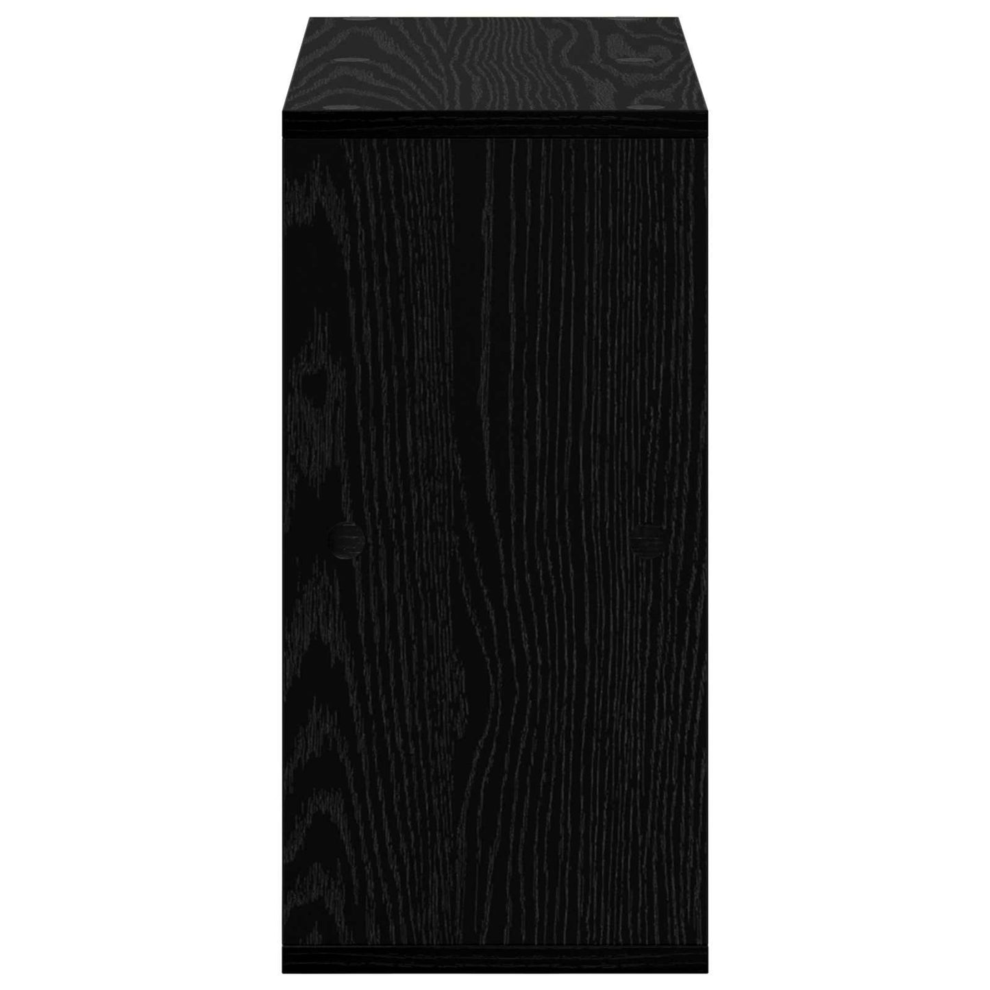Sideboard med skuffe Sort eg 49,5 x 22 x 47 cm