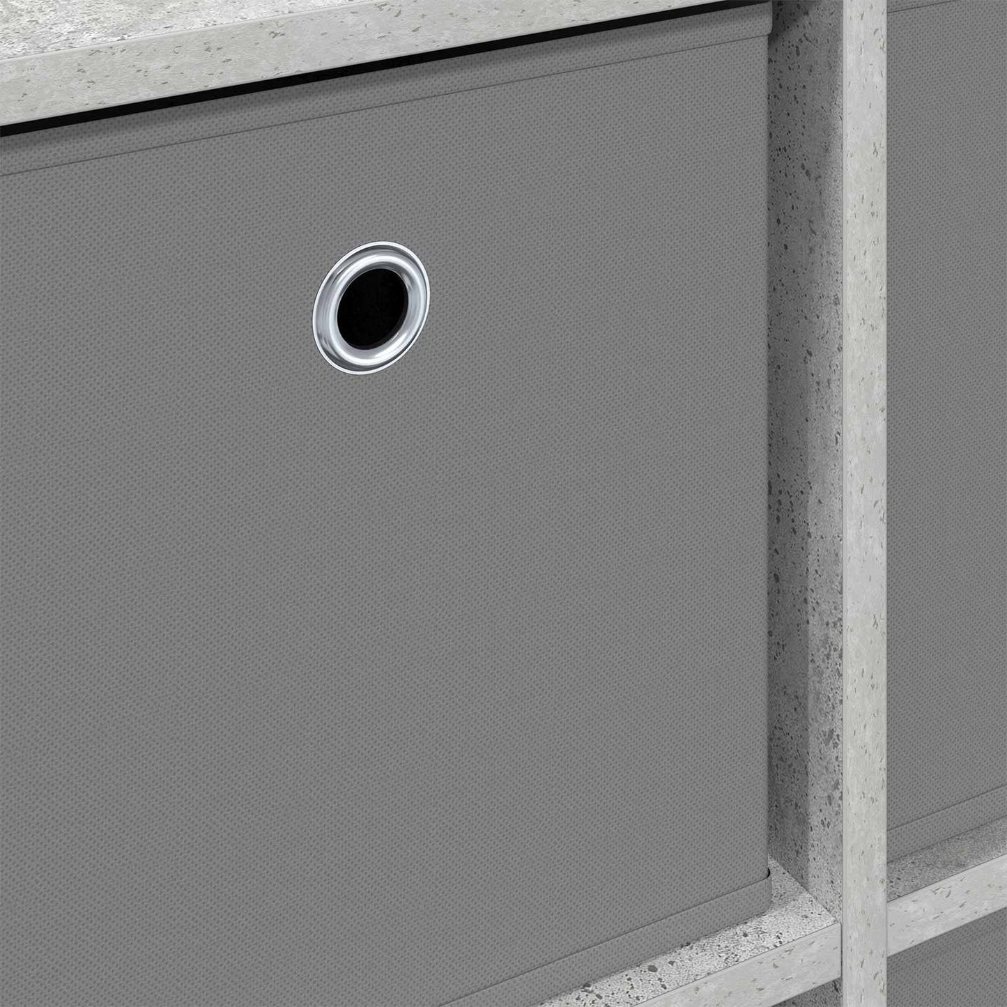 Sideboard med skuffe Beton Grå 49,5 x 22 x 47 cm