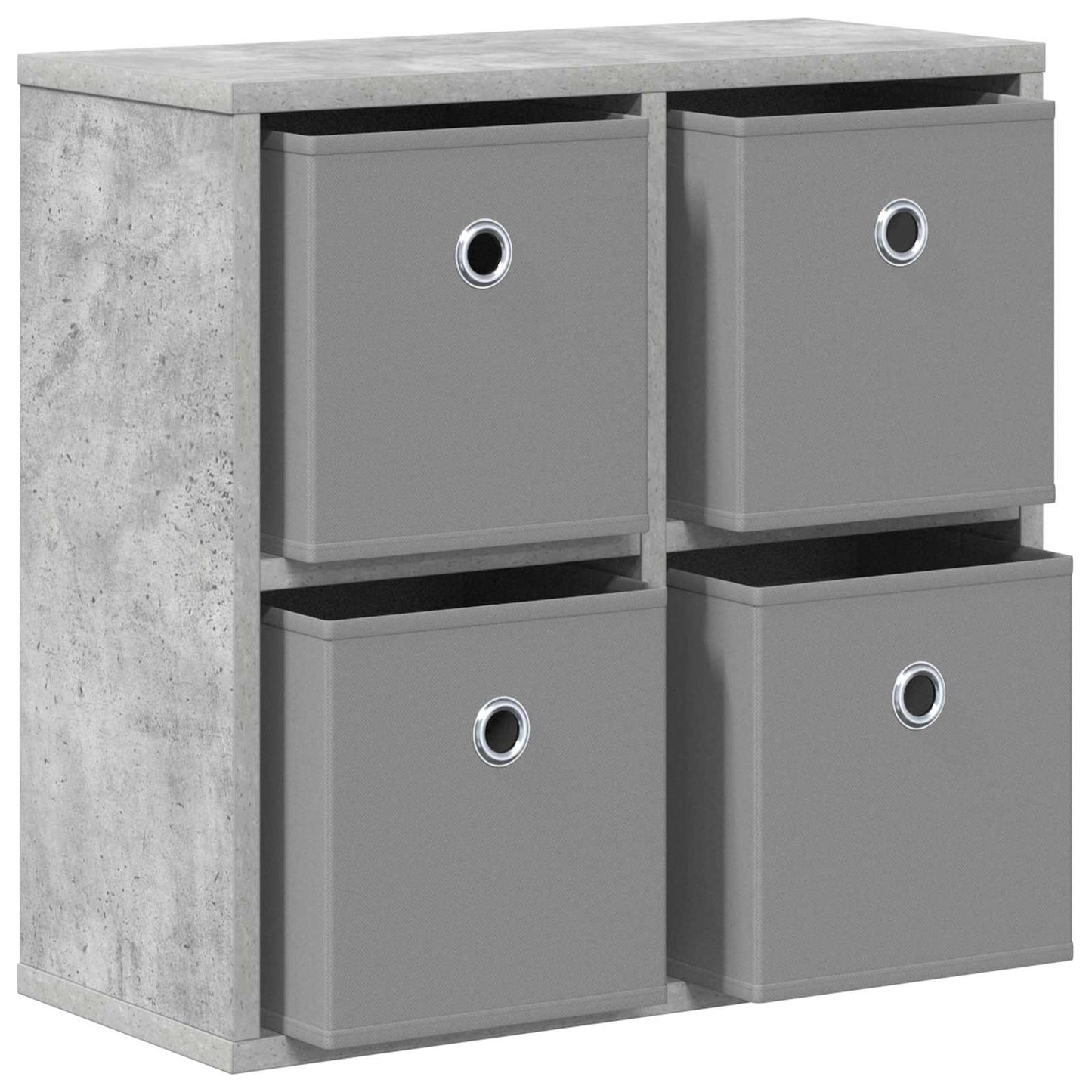 Sideboard med skuffe Beton Grå 49,5 x 22 x 47 cm
