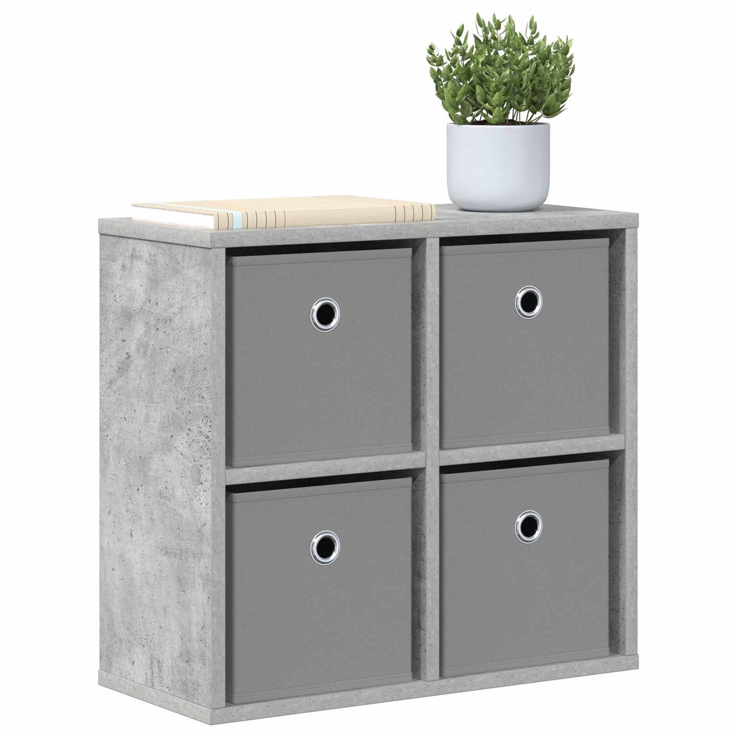 Sideboard med skuffe Beton Grå 49,5 x 22 x 47 cm