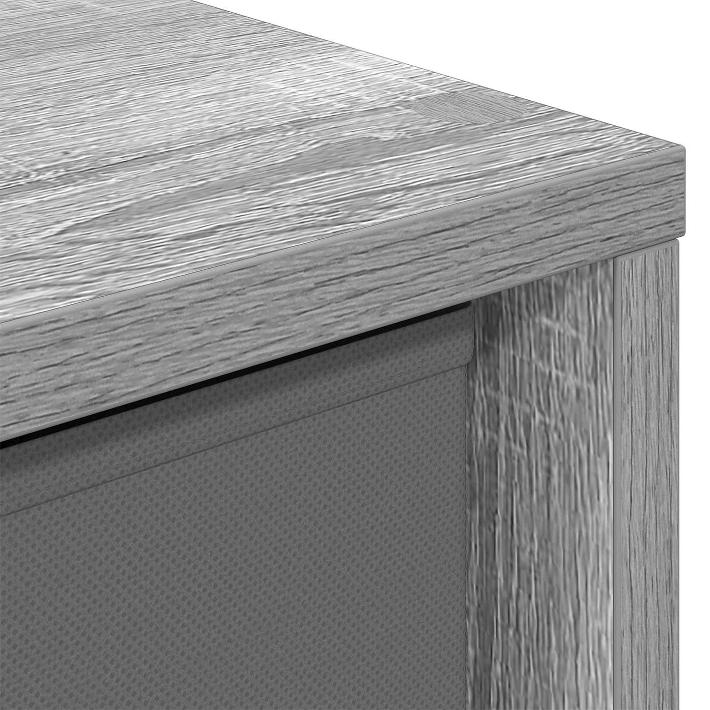 Sideboard med skuffe Grå Sonoma 49,5 x 22 x 47 cm