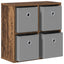 Sideboard med skuffe Gammelt træ 49,5 x 22 x 47 cm